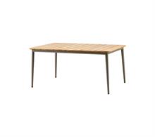 Cane-line Core havebord med teaktræ - 160 x 90 - Taupe